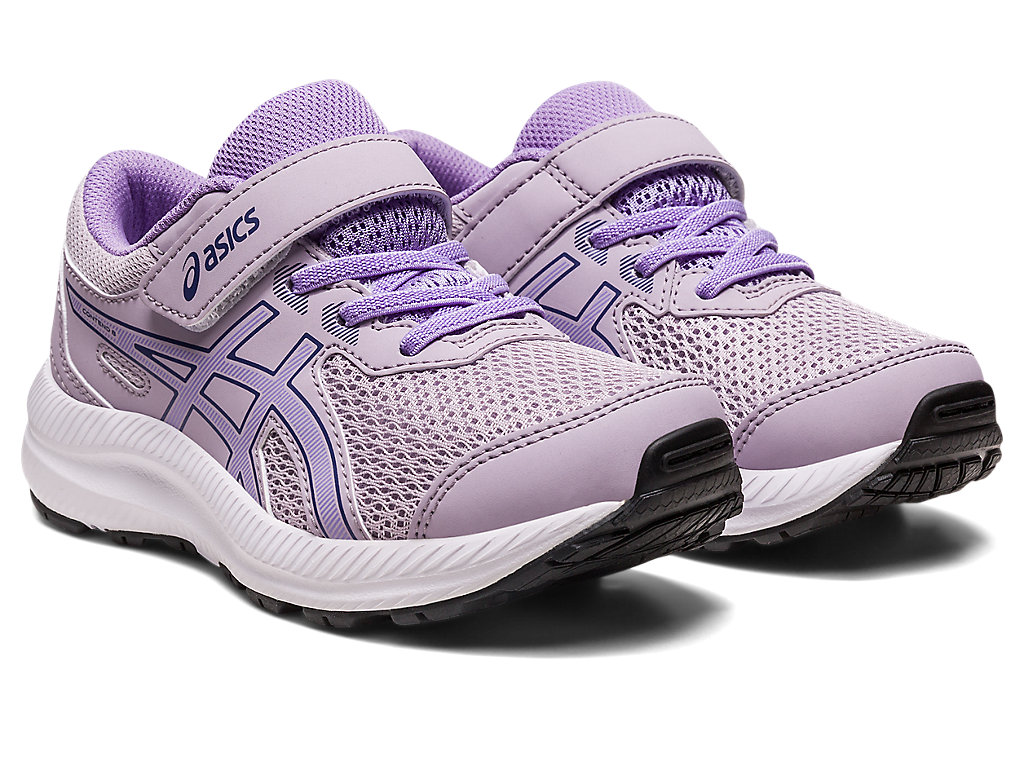 Kids' Asics Contend 8 Pre-School Running Shoes Purple / Purple | 4263-UBPKH