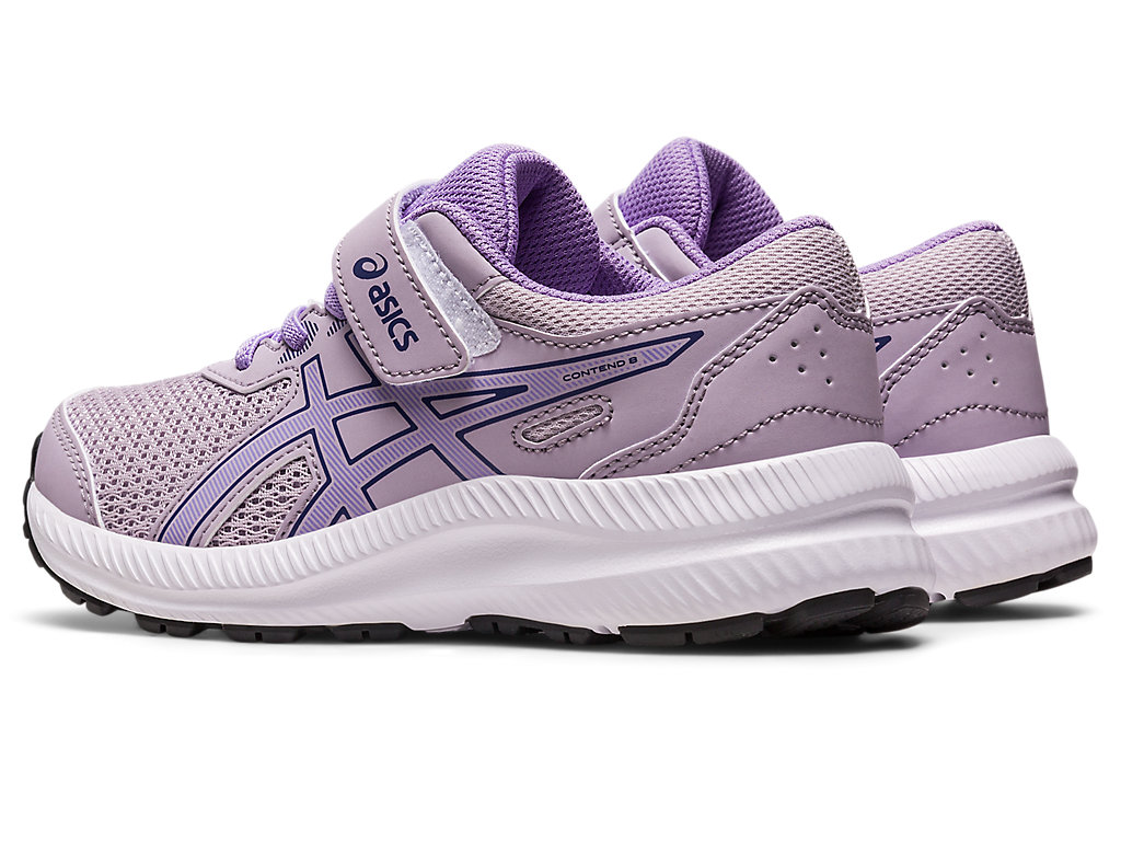 Kids' Asics Contend 8 Pre-School Running Shoes Purple / Purple | 4263-UBPKH