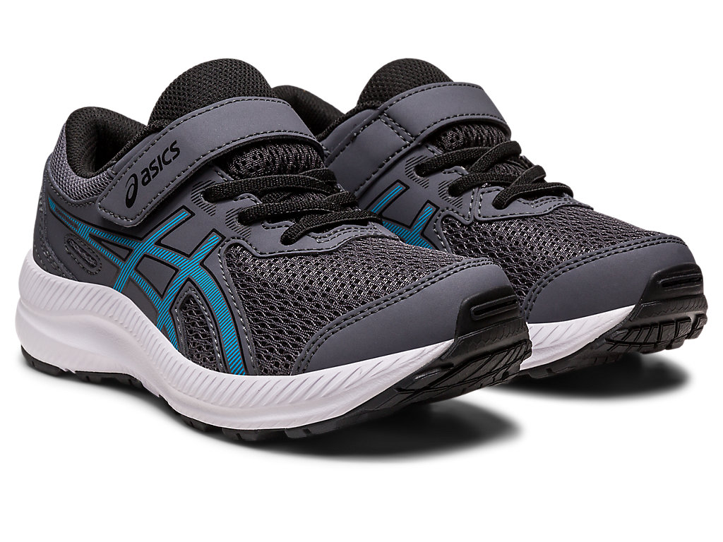 Kids' Asics Contend 8 Pre-School Running Shoes Grey / Blue | 6427-OACID