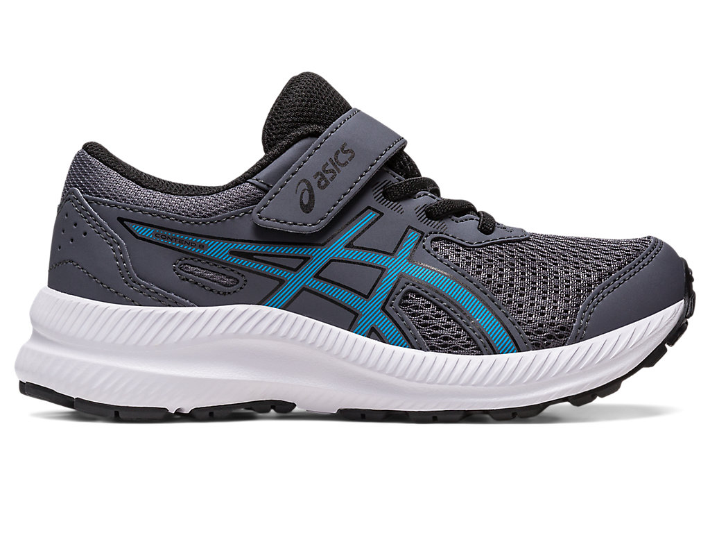 Kids\' Asics Contend 8 Pre-School Running Shoes Grey / Blue | 6427-OACID