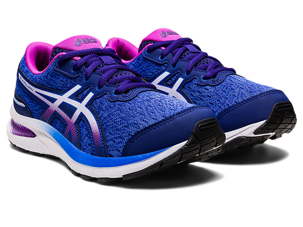 Kids' Asics Gel-Cumulus 24 Grade School Running Shoes Blue / Blue | 5172-NCIBG