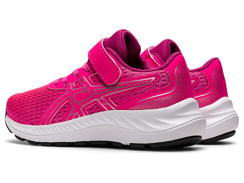 Kids' Asics Gel-Excite 9 Grade School Running Shoes Pink / Silver | 4098-QJXRS