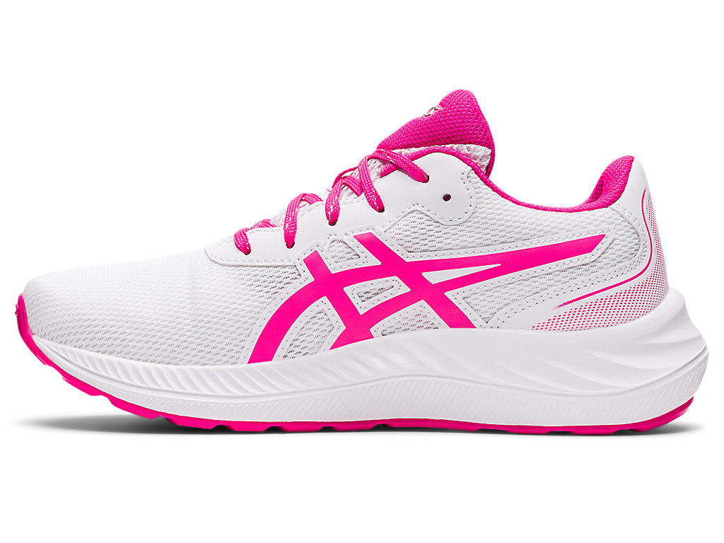 Kids' Asics Gel-Excite 9 Grade School Running Shoes White / Pink | 4123-LTCHQ