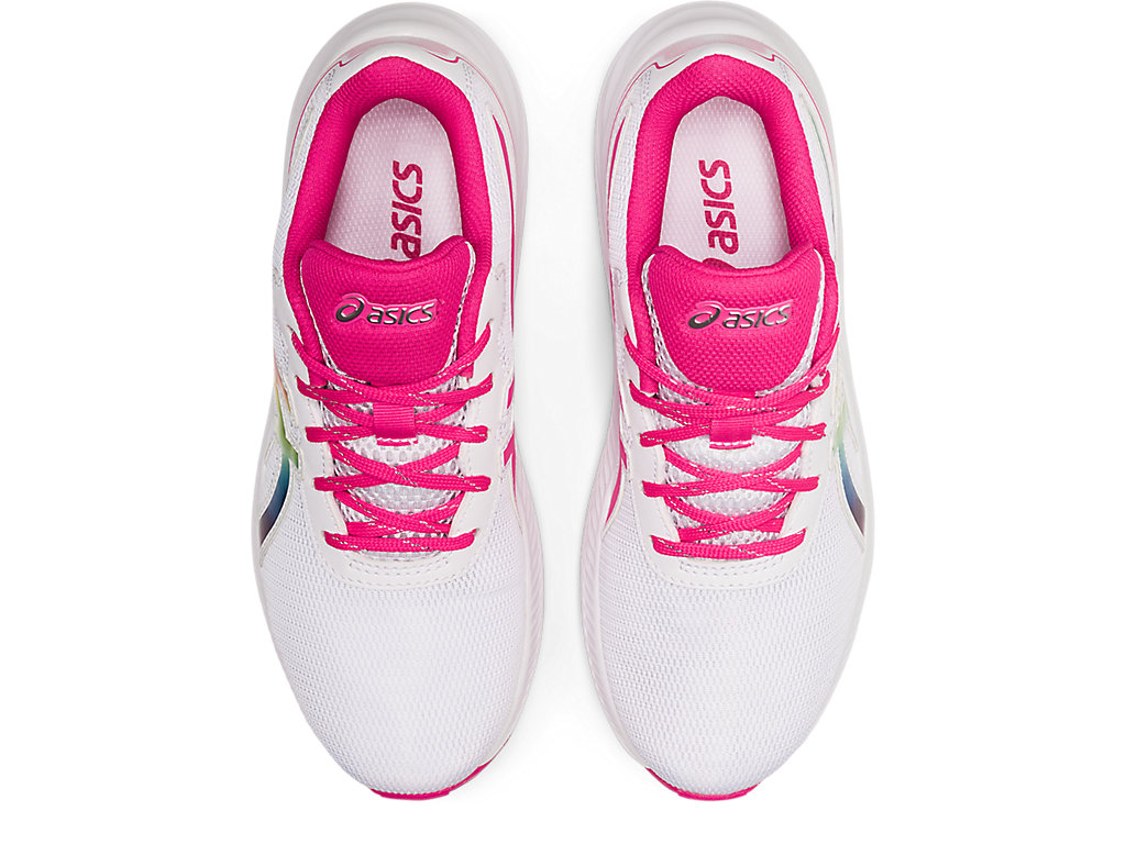 Kids' Asics Gel-Excite 9 Grade School Running Shoes White / Pink | 4123-LTCHQ