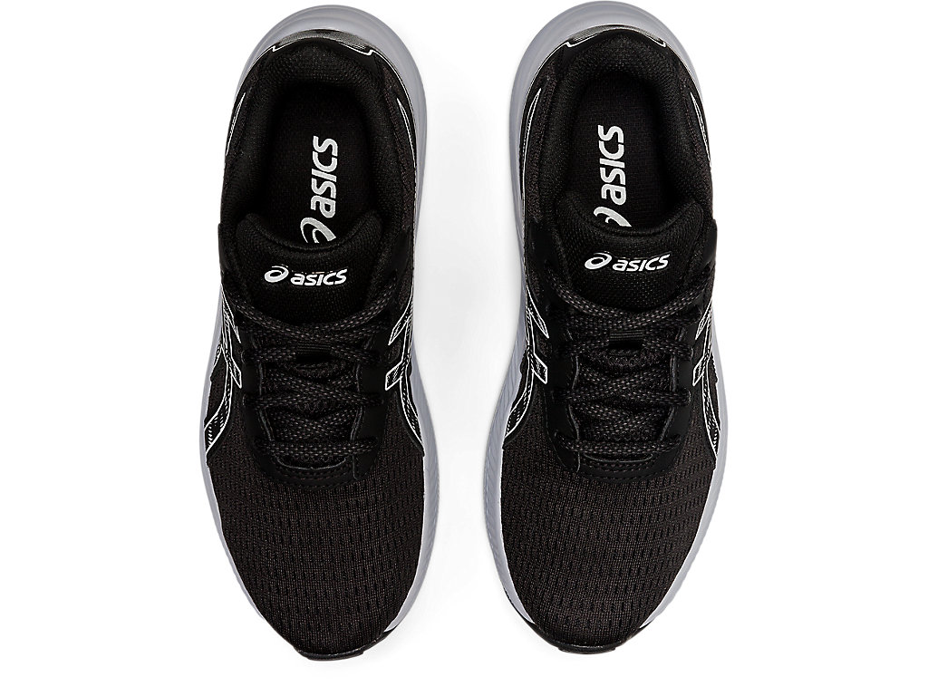 Kids' Asics Gel-Excite 9 Grade School Running Shoes Black / White | 6978-TXUQY