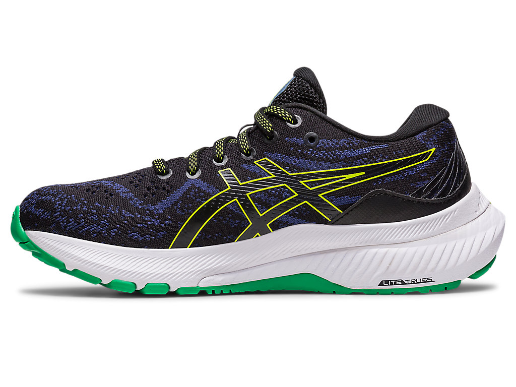 Kids' Asics Gel-Kayano 29 Grade School Running Shoes Black / Light Green | 9257-HLZFO