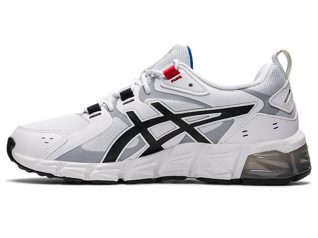 Kids' Asics Gel-Quantum 180 6 Grade School Sneakers White / Black | 0897-BIXCD