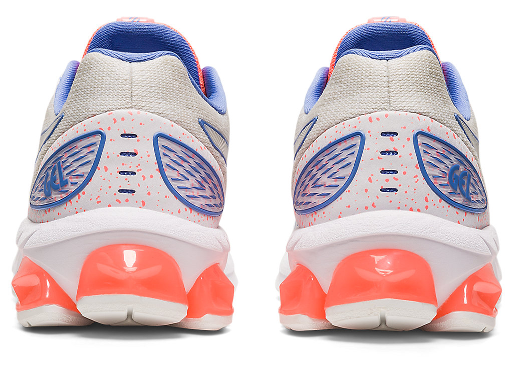 Kids' Asics Gel-Quantum 180 Vii Grade School Sneakers White / Orange Coral | 6547-DWNUJ