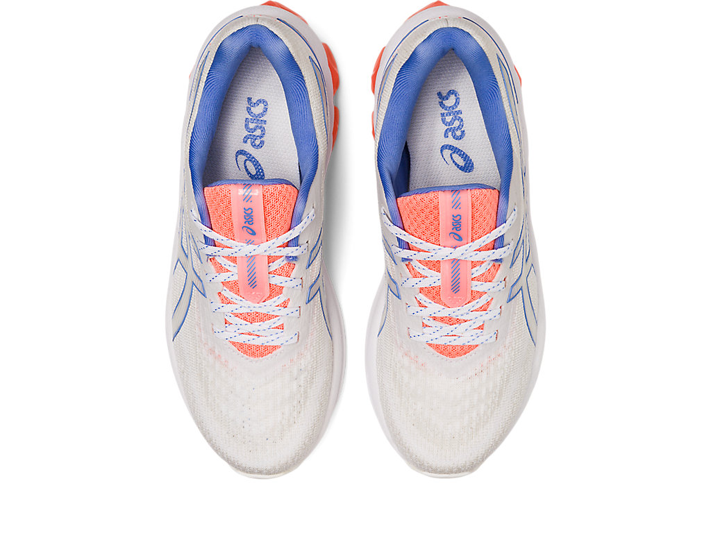 Kids' Asics Gel-Quantum 180 Vii Grade School Sneakers White / Orange Coral | 6547-DWNUJ