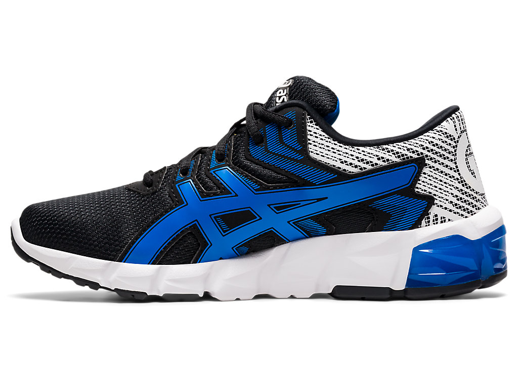 Kids' Asics Gel-Quantum 90 2 Grade School Sneakers Black / Blue | 9201-EVWFQ