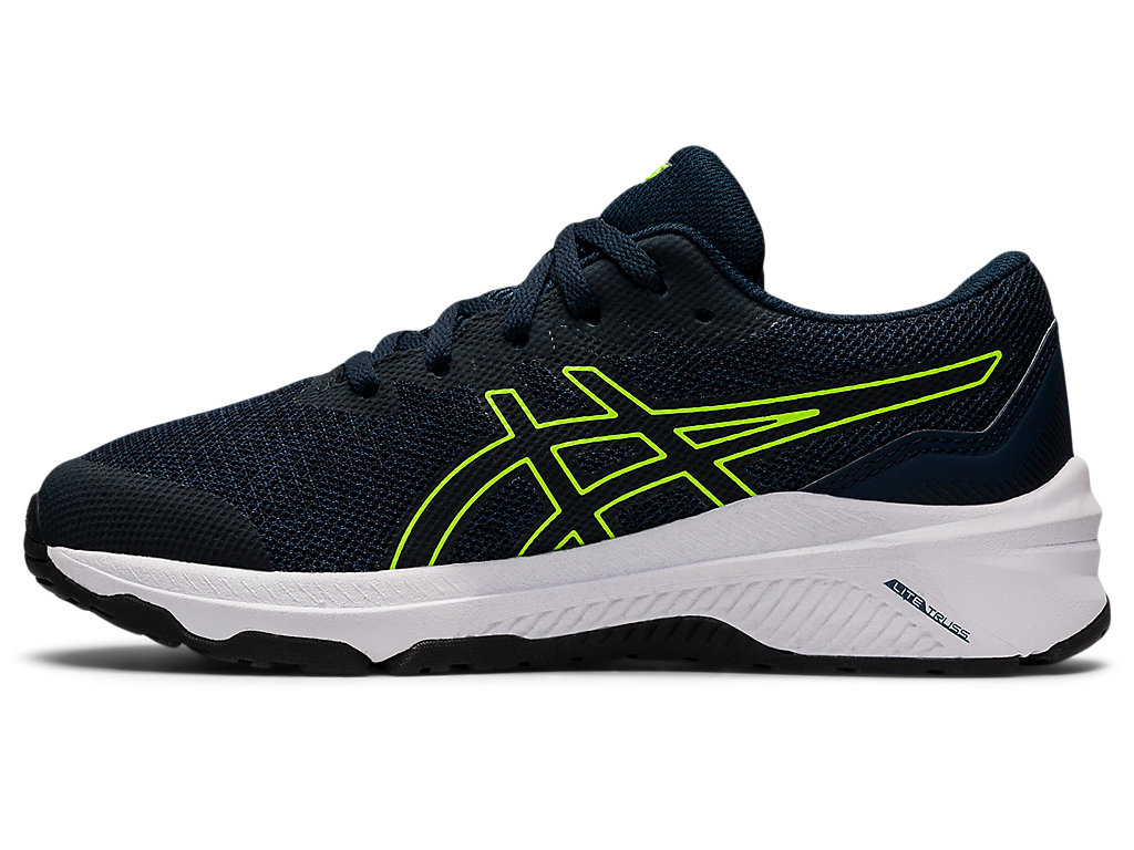 Kids' Asics Gt-1000 11 Grade School Running Shoes Blue / Green | 1732-BKYRE