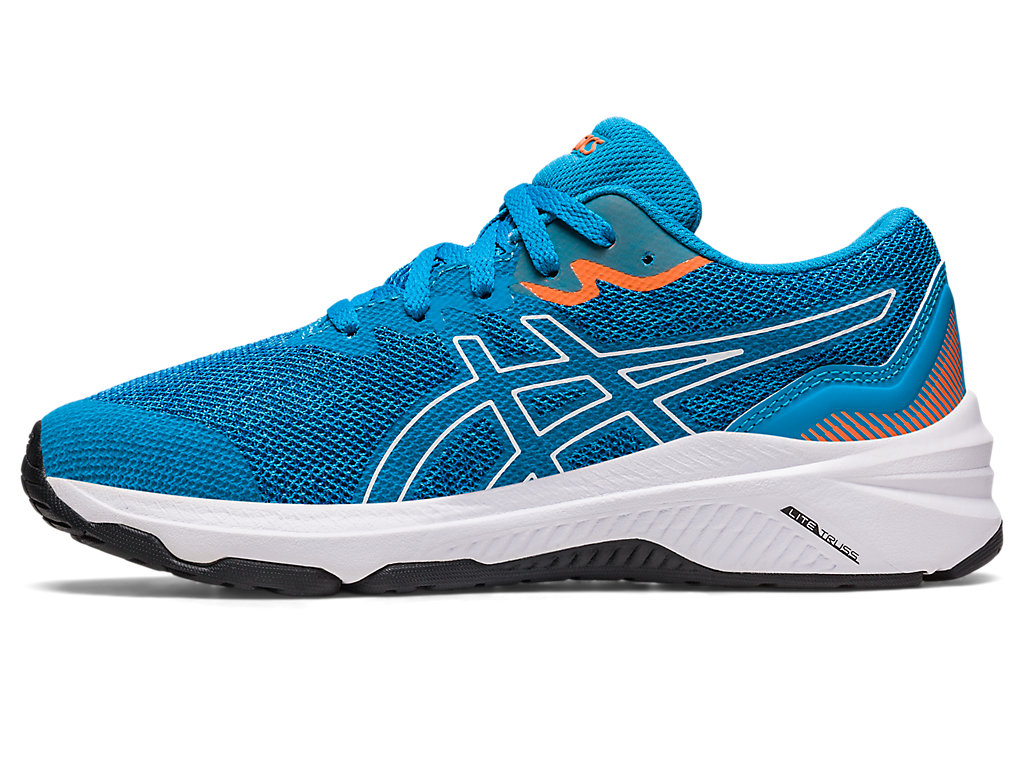 Kids' Asics Gt-1000 11 Grade School Running Shoes Blue / Black | 8217-RXWOV