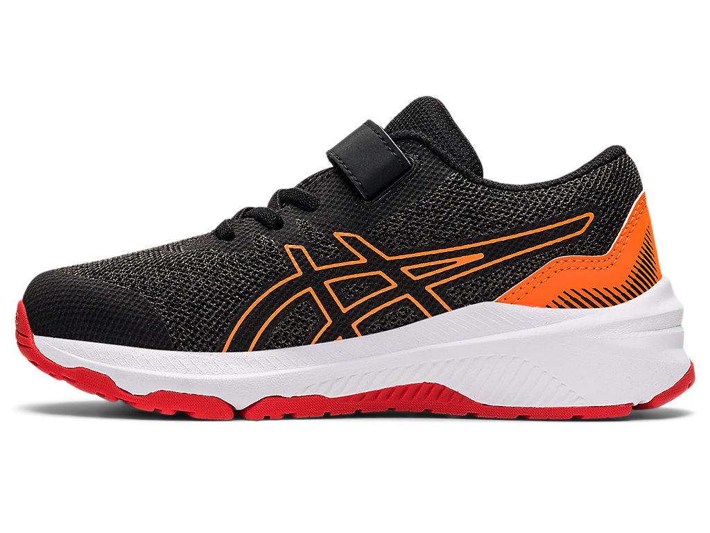 Kids' Asics Gt-1000 11 Pre-School Running Shoes Deep Grey / Red | 3159-DZNYK