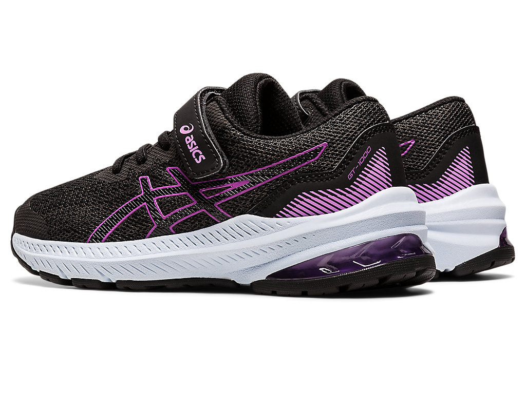 Kids' Asics Gt-1000 11 Pre-School Running Shoes Deep Grey / Purple | 3651-NCLIS