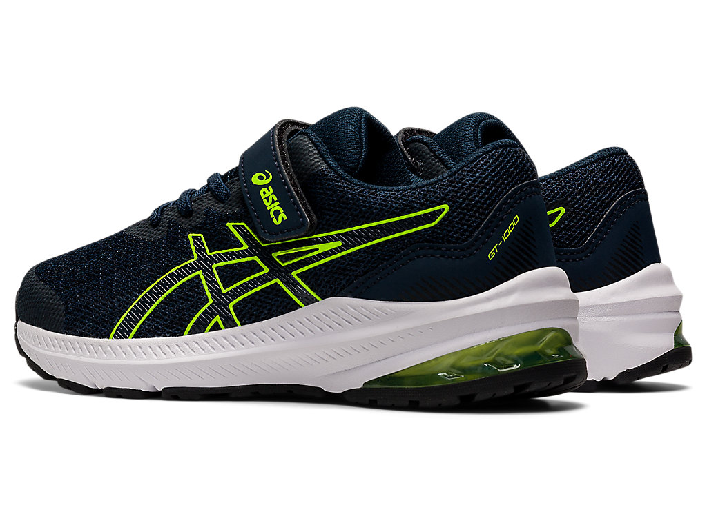 Kids' Asics Gt-1000 11 Pre-School Running Shoes Blue / Green | 4178-YUMRL