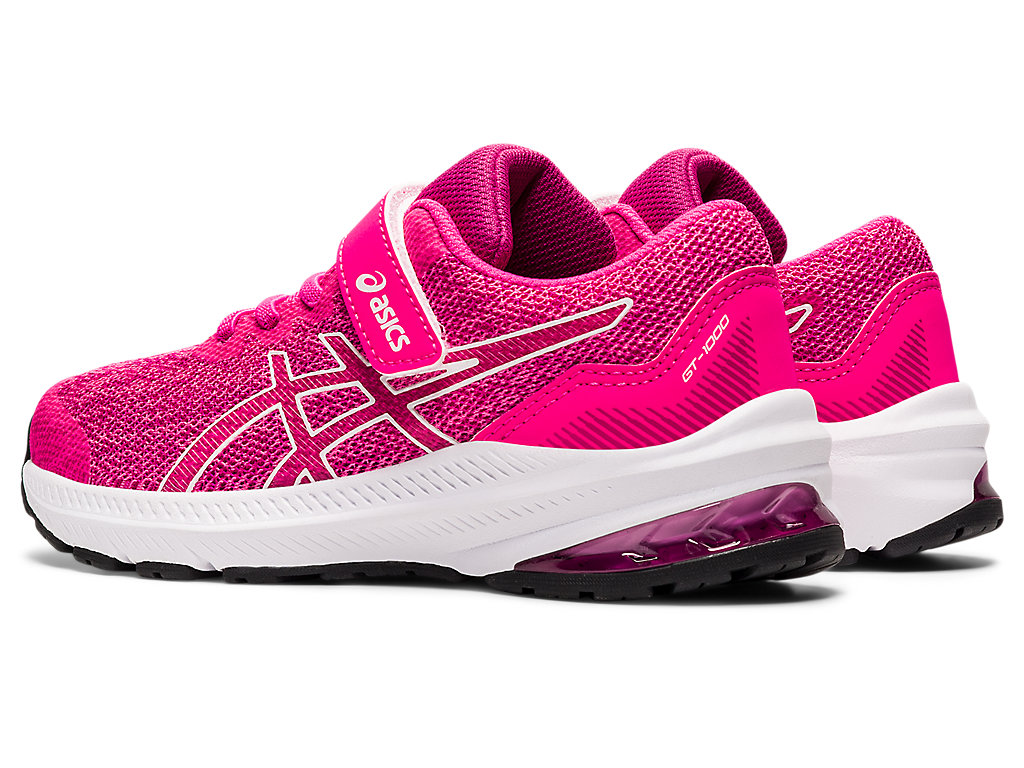 Kids' Asics Gt-1000 11 Pre-School Running Shoes Pink / White | 8394-WMASD