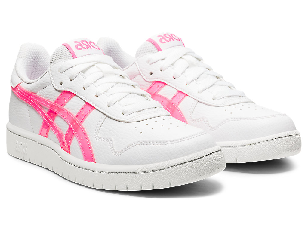 Kids' Asics Japan S Grade School Sneakers White / Pink | 0469-SNRZL