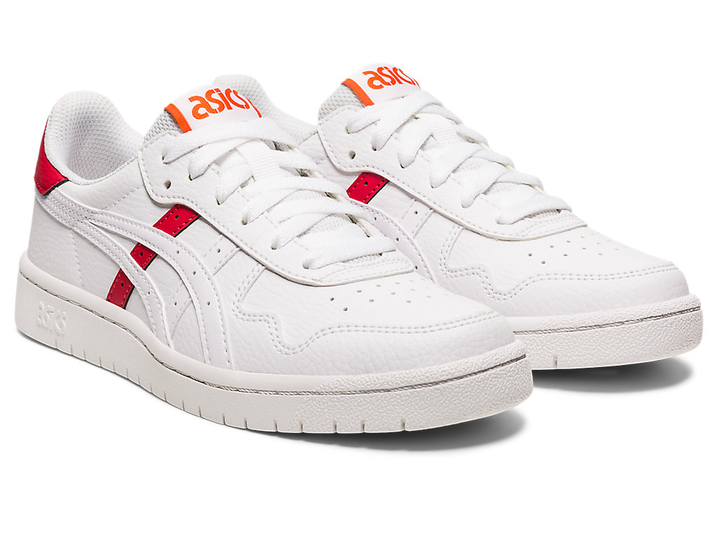 Kids' Asics Japan S Grade School Sneakers White / White | 3142-JMUEL