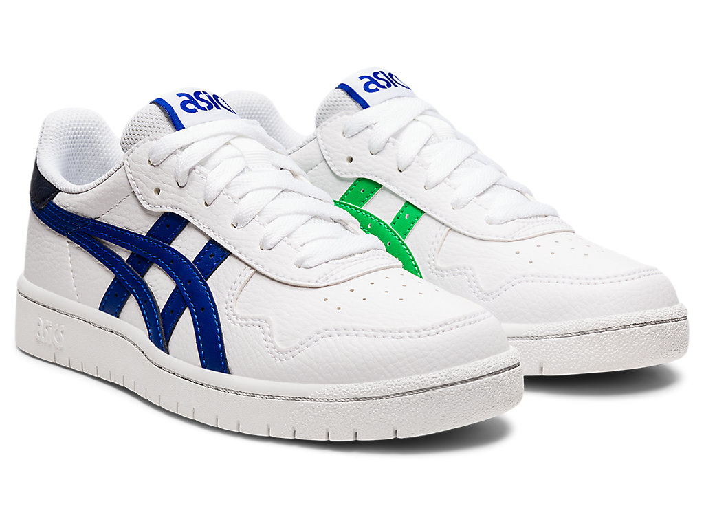 Kids' Asics Japan S Grade School Sneakers White / Blue | 4108-ASEOG