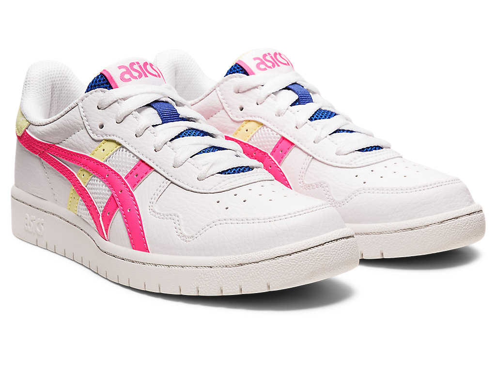 Kids' Asics Japan S Grade School Sneakers White / Pink | 4267-ELRPK