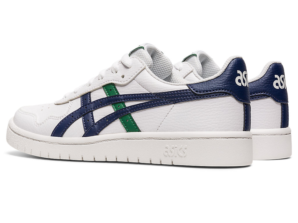 Kids' Asics Japan S Grade School Sneakers White / Navy | 4785-YHZEC