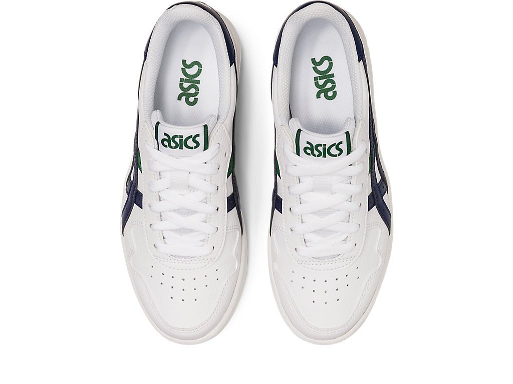 Kids' Asics Japan S Grade School Sneakers White / Navy | 4785-YHZEC