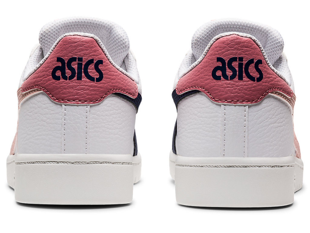 Kids' Asics Japan S Grade School Sneakers White / Coral | 7103-FQLDT