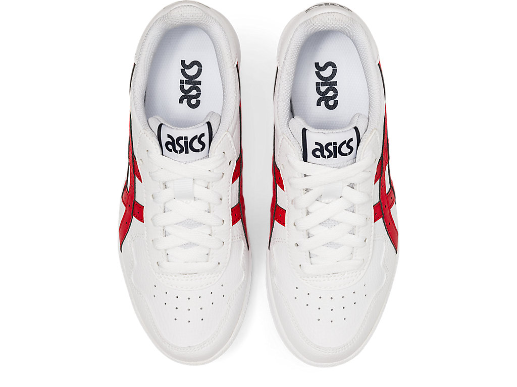 Kids' Asics Japan S Grade School Sneakers White / Red | 8592-ZMAXW