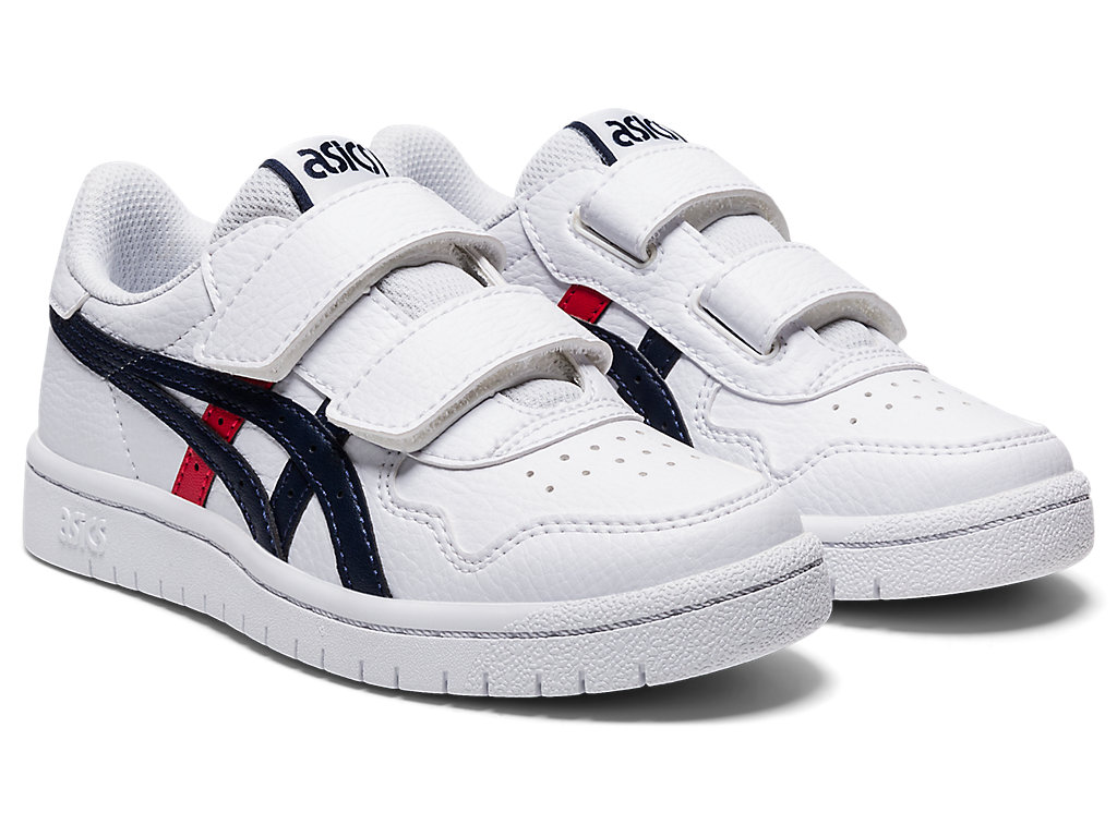 Kids' Asics Japan S Pre-School Sneakers White / Red | 1607-LPKOG