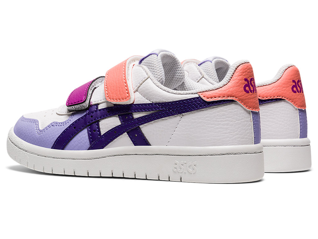 Kids' Asics Japan S Pre-School Sneakers White / Purple | 3802-BJQSC