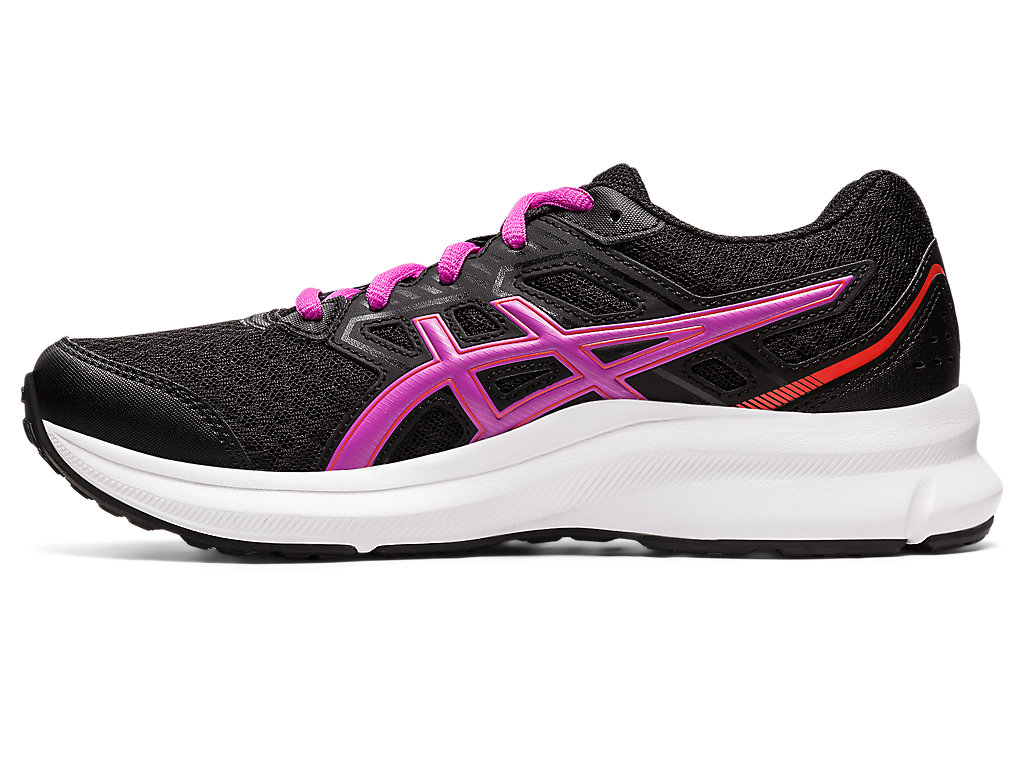 Kids' Asics Jolt 3 Grade School Running Shoes Black / Purple | 6097-XOAPE