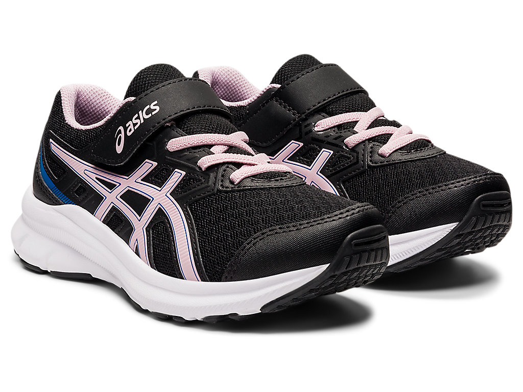 Kids' Asics Jolt 3 Pre-School Running Shoes Black / Rose | 6075-JHFPS