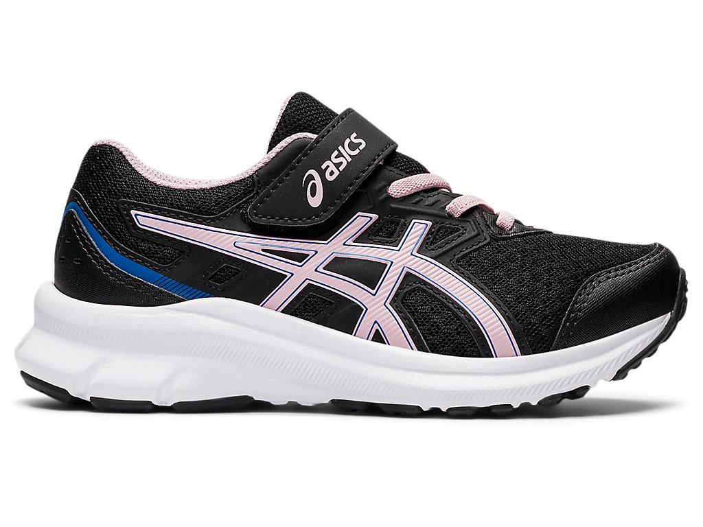 Kids\' Asics Jolt 3 Pre-School Running Shoes Black / Rose | 6075-JHFPS