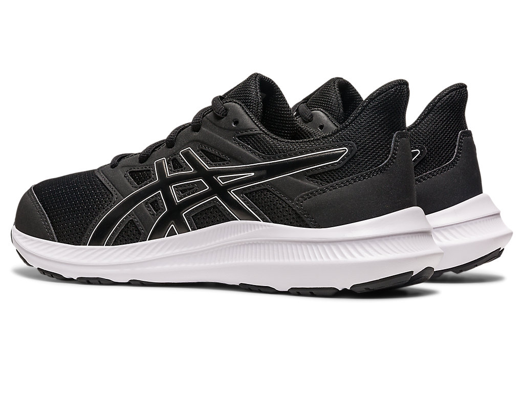 Kids' Asics Jolt 4 Grade School Running Shoes Black / White | 1905-DOCJR