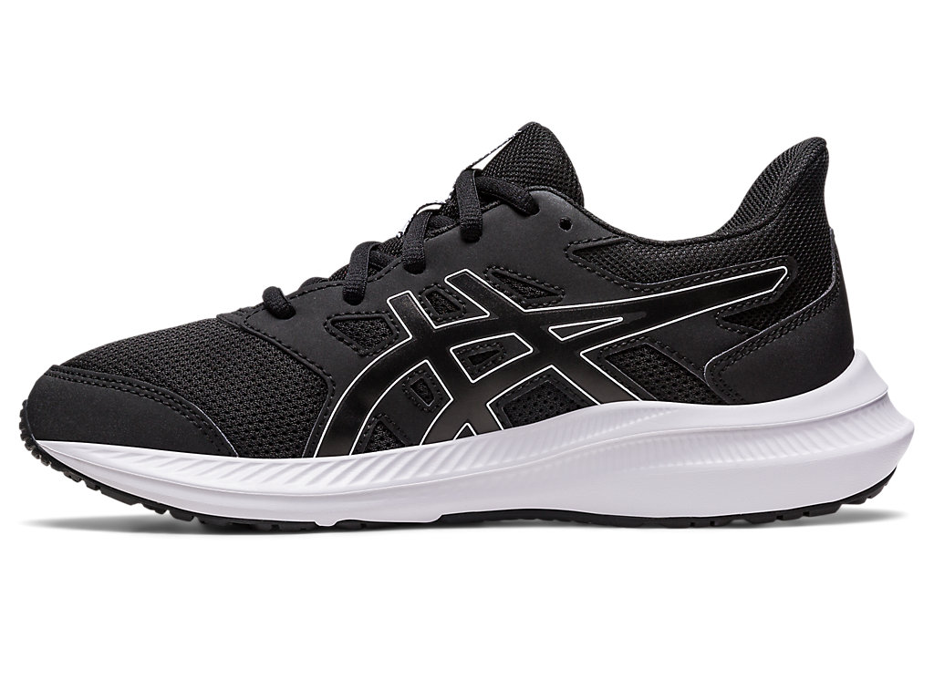 Kids' Asics Jolt 4 Grade School Running Shoes Black / White | 1905-DOCJR