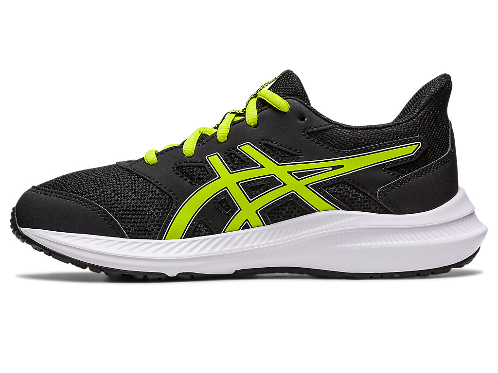 Kids' Asics Jolt 4 Grade School Running Shoes Black / Light Green | 4856-HYBUR