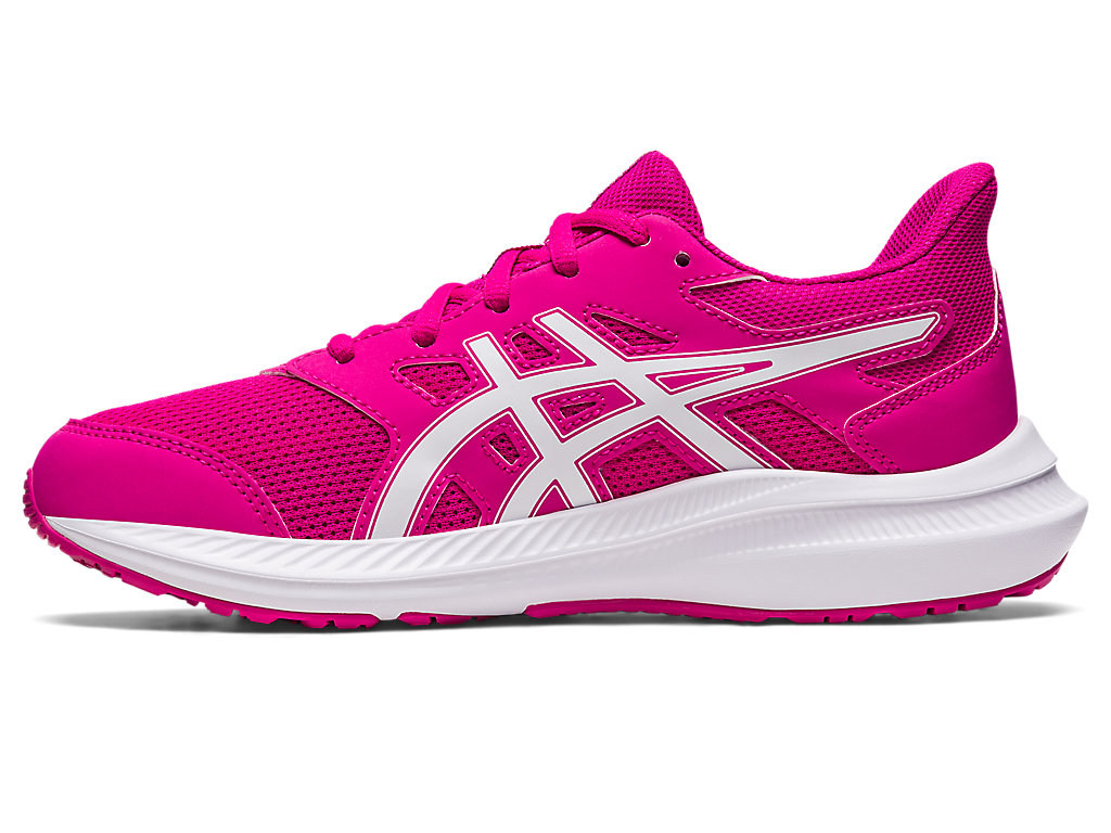 Kids' Asics Jolt 4 Grade School Running Shoes Pink / White | 5234-OLBEH