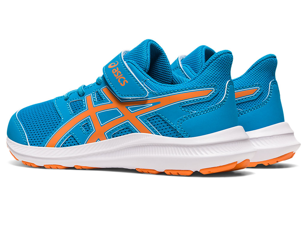 Kids' Asics Jolt 4 Pre-School Running Shoes Blue / Orange Coral | 5074-MBQVO