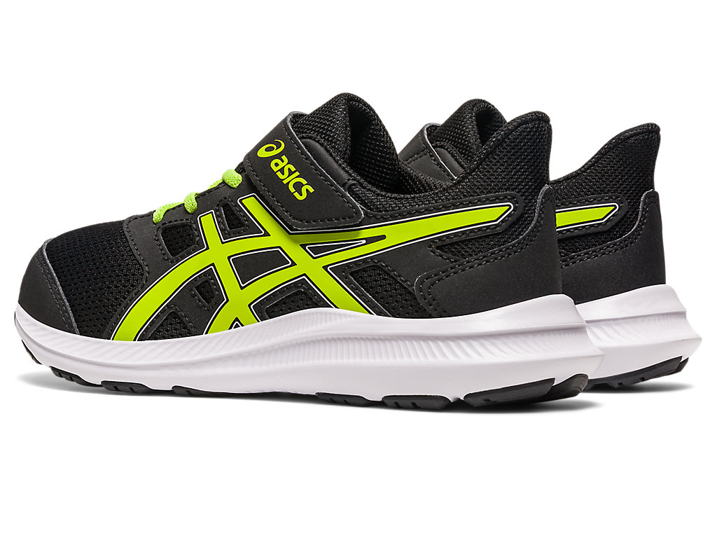 Kids' Asics Jolt 4 Pre-School Running Shoes Black / Light Green | 7425-QMGFR