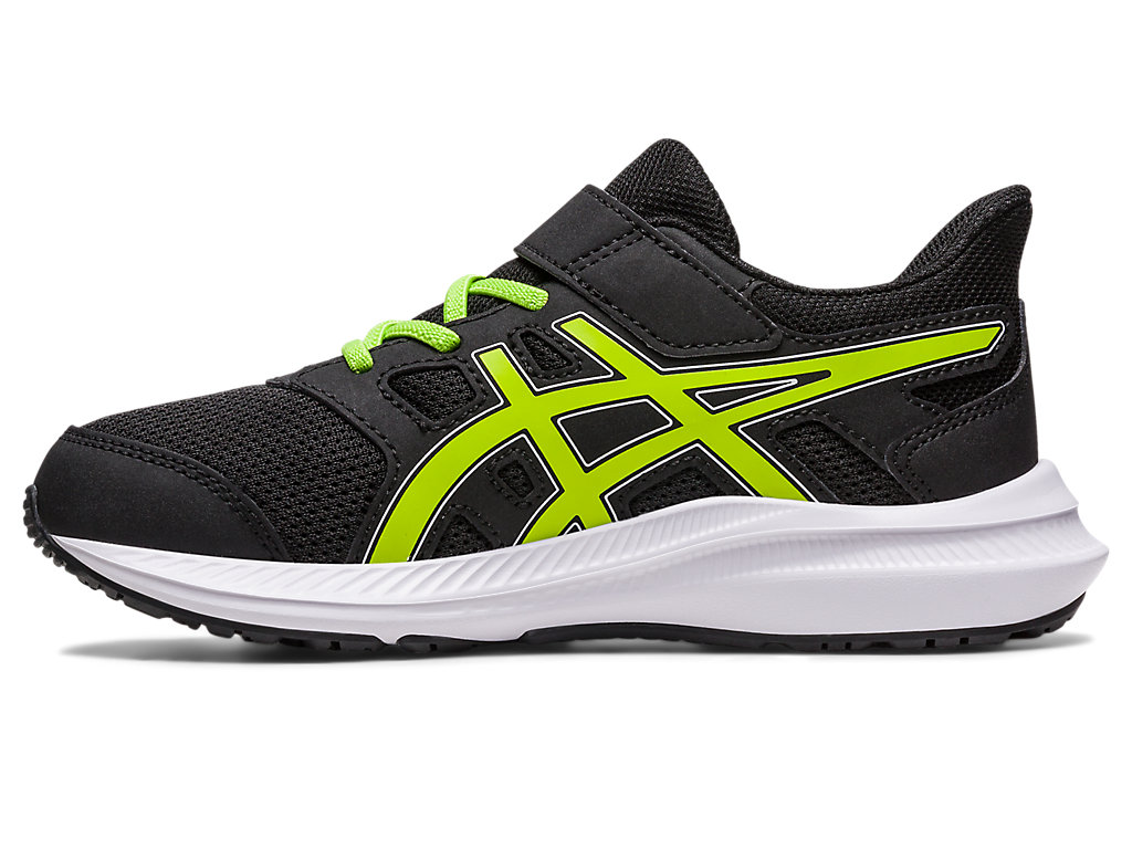 Kids' Asics Jolt 4 Pre-School Running Shoes Black / Light Green | 7425-QMGFR