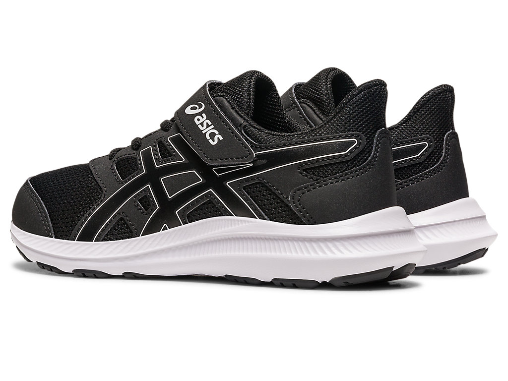 Kids' Asics Jolt 4 Pre-School Running Shoes Black / White | 9430-AFYJX