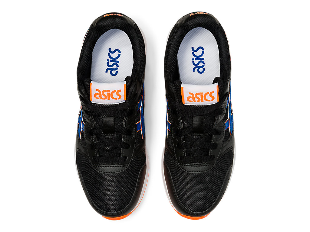 Kids' Asics Lyte Classic Grade School Sneakers Black / Blue | 5021-FWEVC