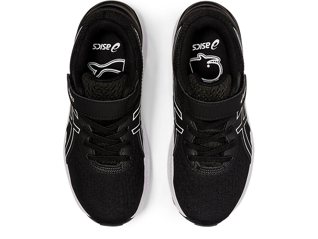 Kids' Asics Pre Excite 8 Pre-School Running Shoes Black / White | 8945-ZJTGH