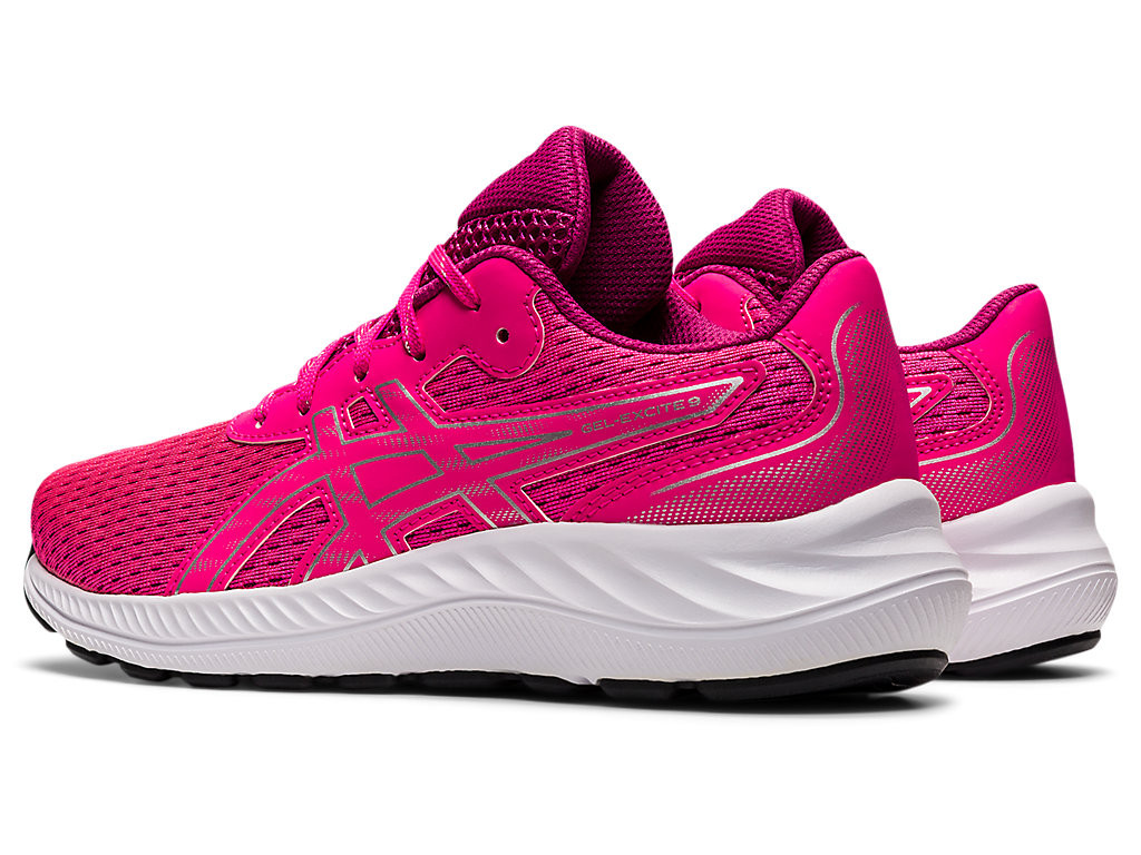 Kids' Asics Pre Excite 9 Pre-School Running Shoes Pink / Silver | 1932-MCETF