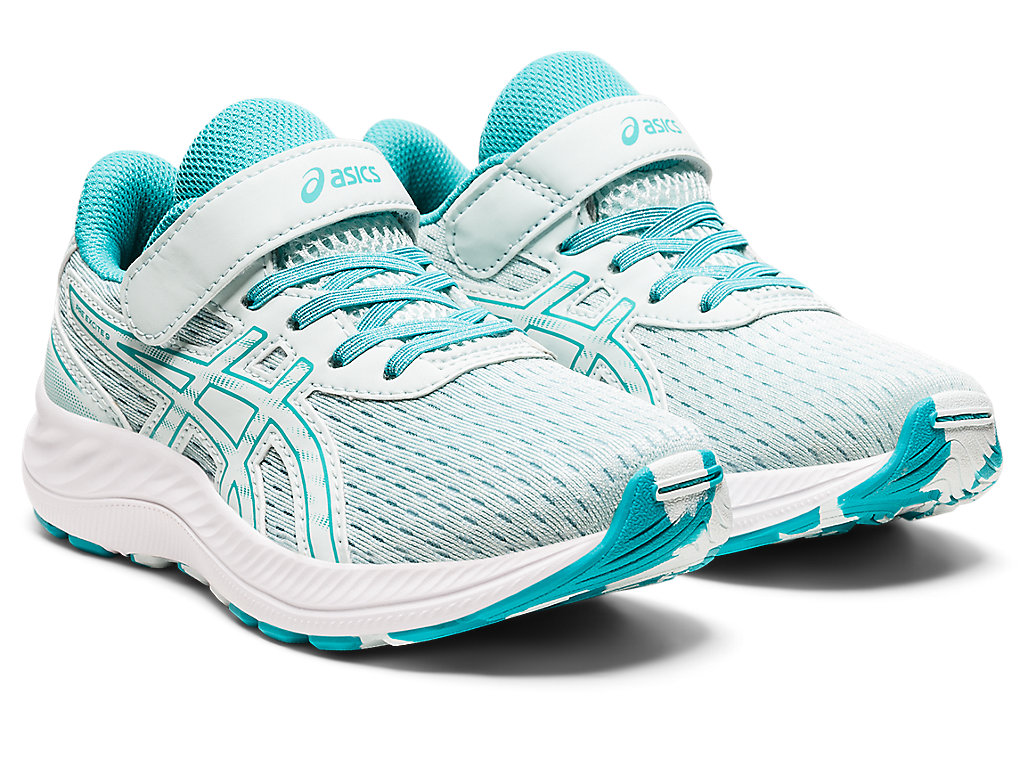 Kids' Asics Pre Excite 9 Pre-School Running Shoes Turquoise | 2069-HQPLD