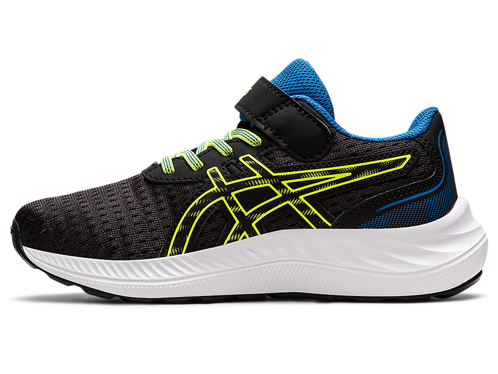 Kids' Asics Pre Excite 9 Pre-School Running Shoes Black / Green | 8195-LNCHP