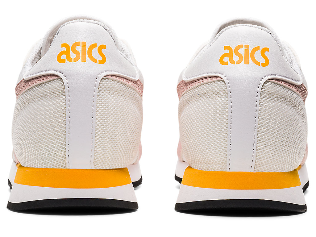 Kids' Asics Tiger Runner Grade School Sneakers White / Coral | 2593-WUEQS