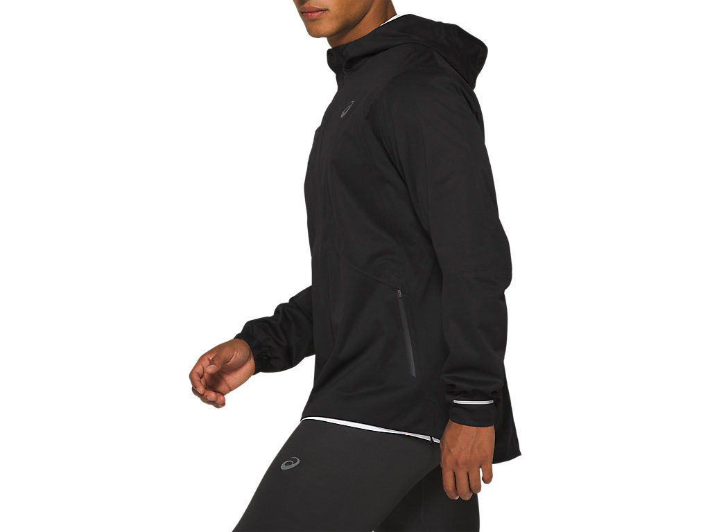 Men's Asics Accelerate Jackets Black | 8130-PEZLQ