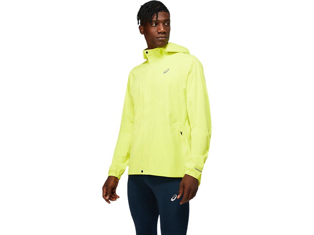 Men's Asics Accelerate Jackets Yellow | 2178-HVJPW