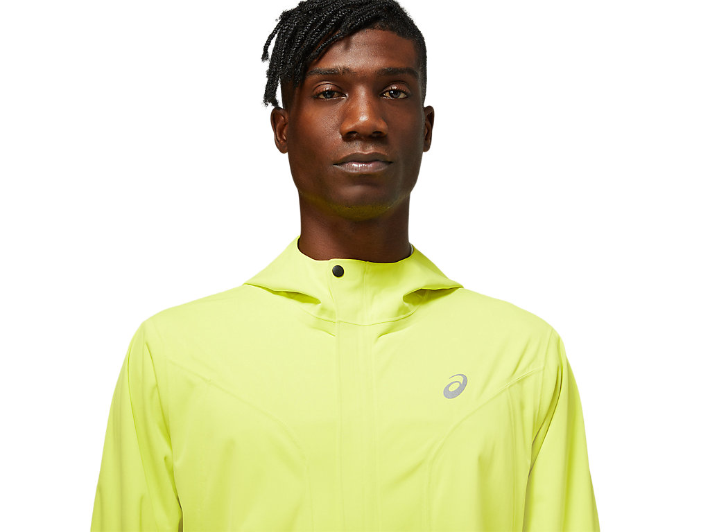 Men's Asics Accelerate Jackets Yellow | 2178-HVJPW